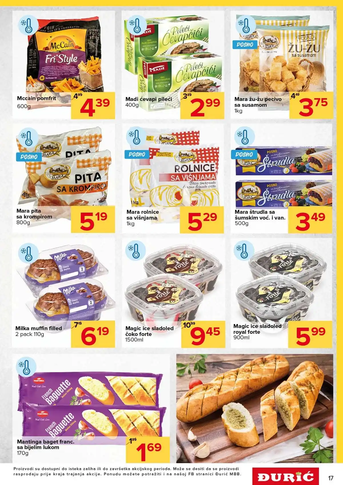 Đurić katalog sniženja do 11. marta 2026 – prehrana i kućne potrepštine stranica 17