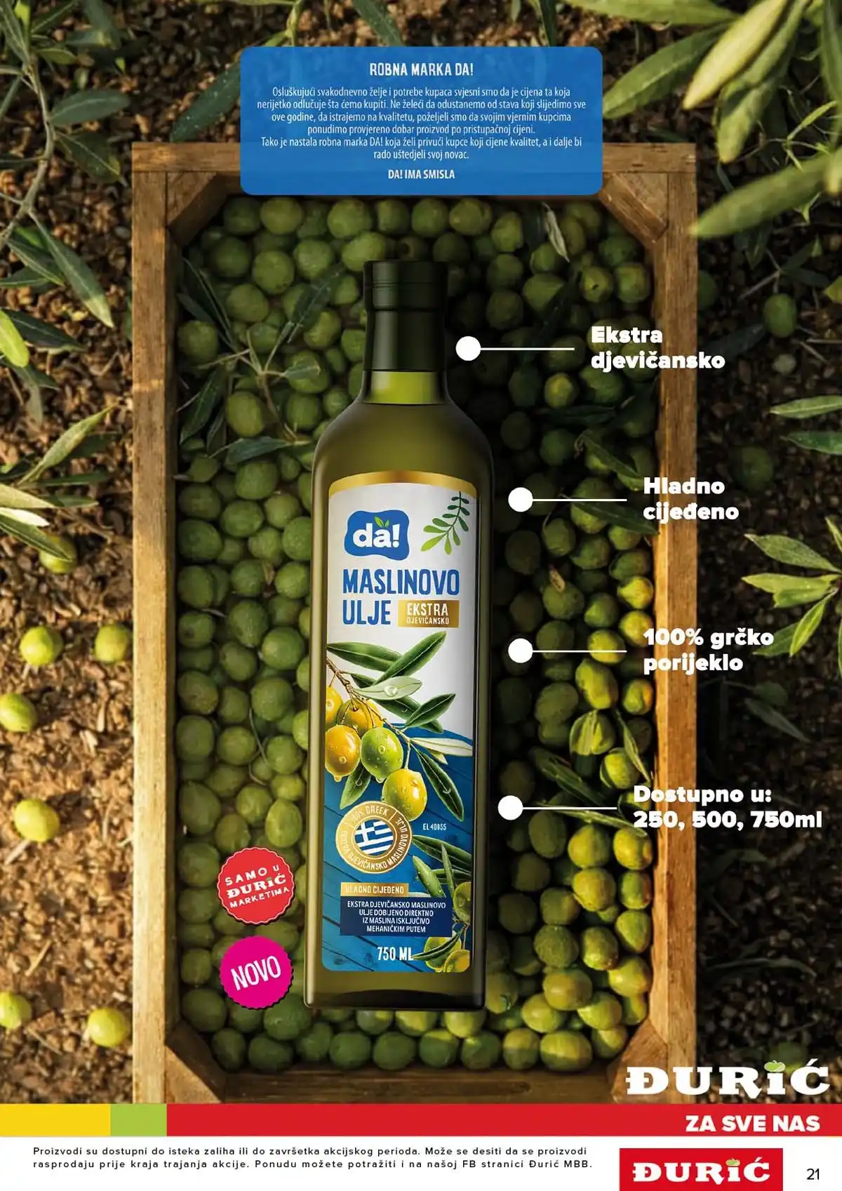 Đurić katalog sniženja do 11. marta 2026 – prehrana i kućne potrepštine stranica 21