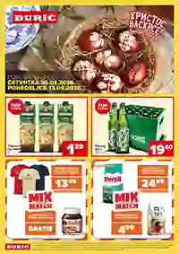 Đurić Supermarketi akcija – novi katalog sniženja do 12.04.2026