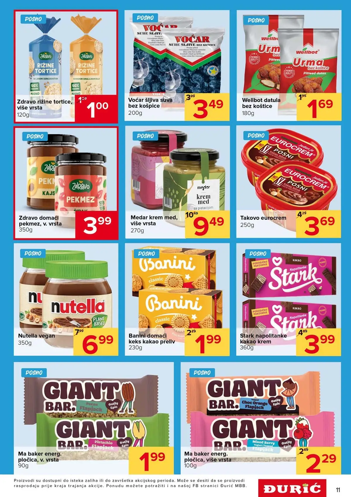 Đurić katalog sniženja do 12. aprila 2026 – prehrana i kućne potrepštine stranica 11