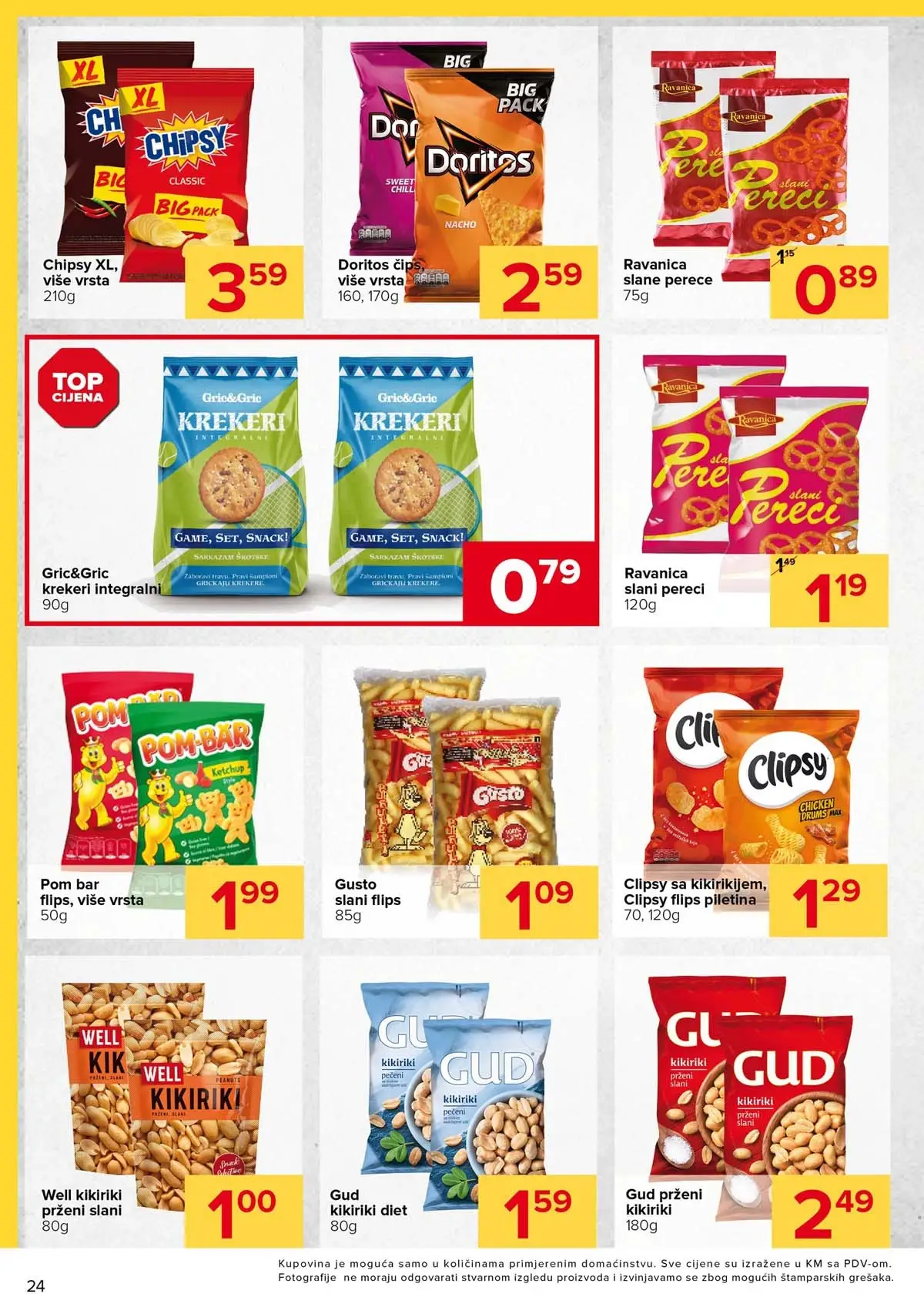 Đurić katalog sniženja do 12. aprila 2026 – prehrana i kućne potrepštine stranica 24