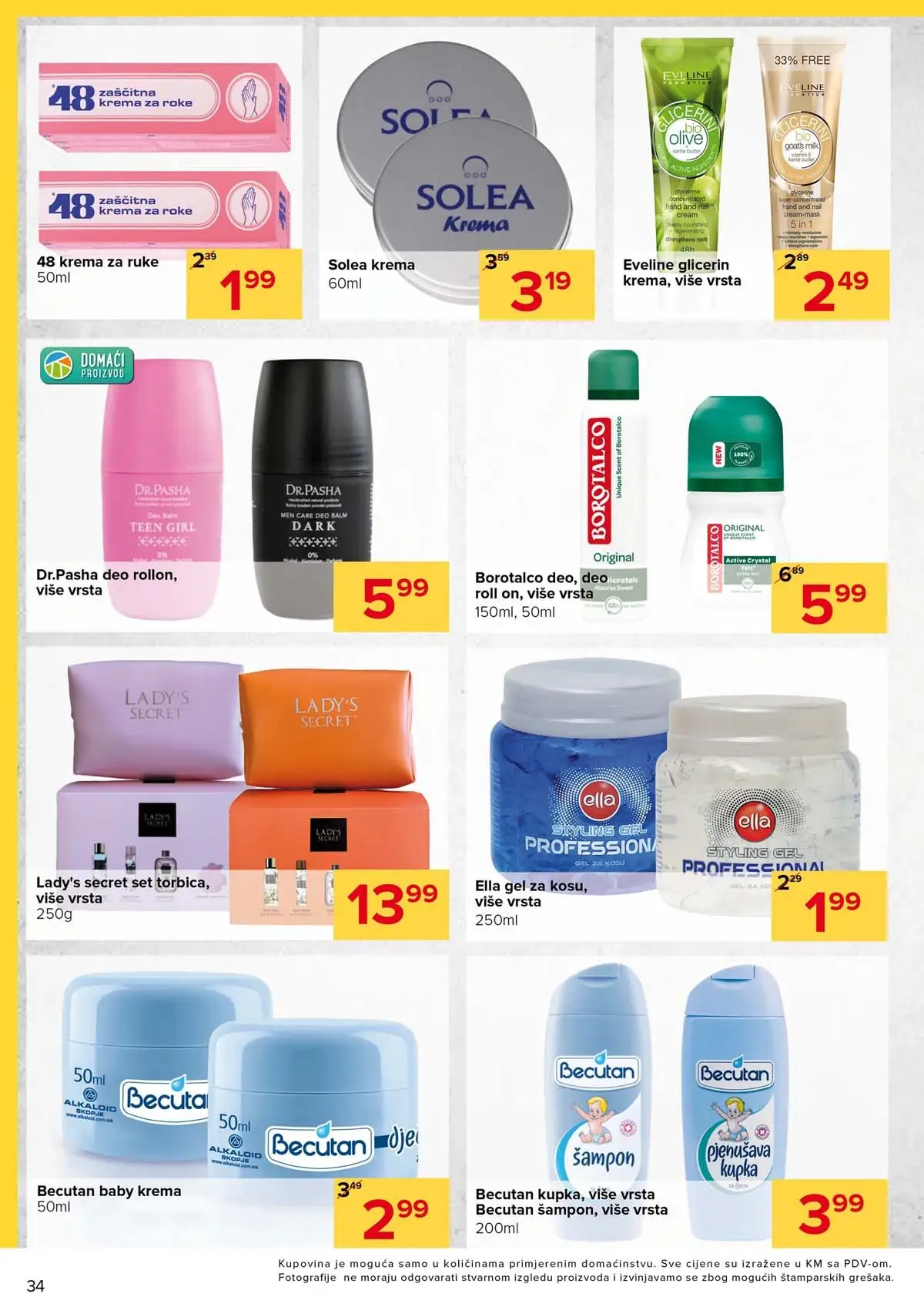 Đurić katalog sniženja do 12. aprila 2026 – prehrana i kućne potrepštine stranica 34