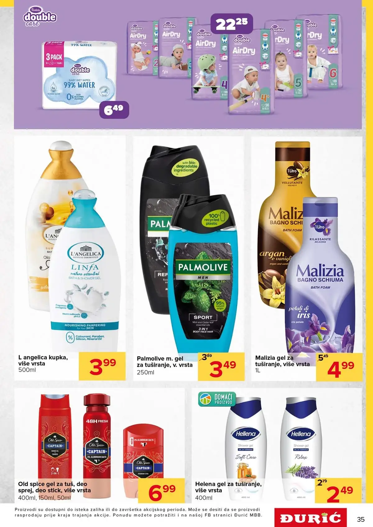 Đurić katalog sniženja do 12. aprila 2026 – prehrana i kućne potrepštine stranica 35