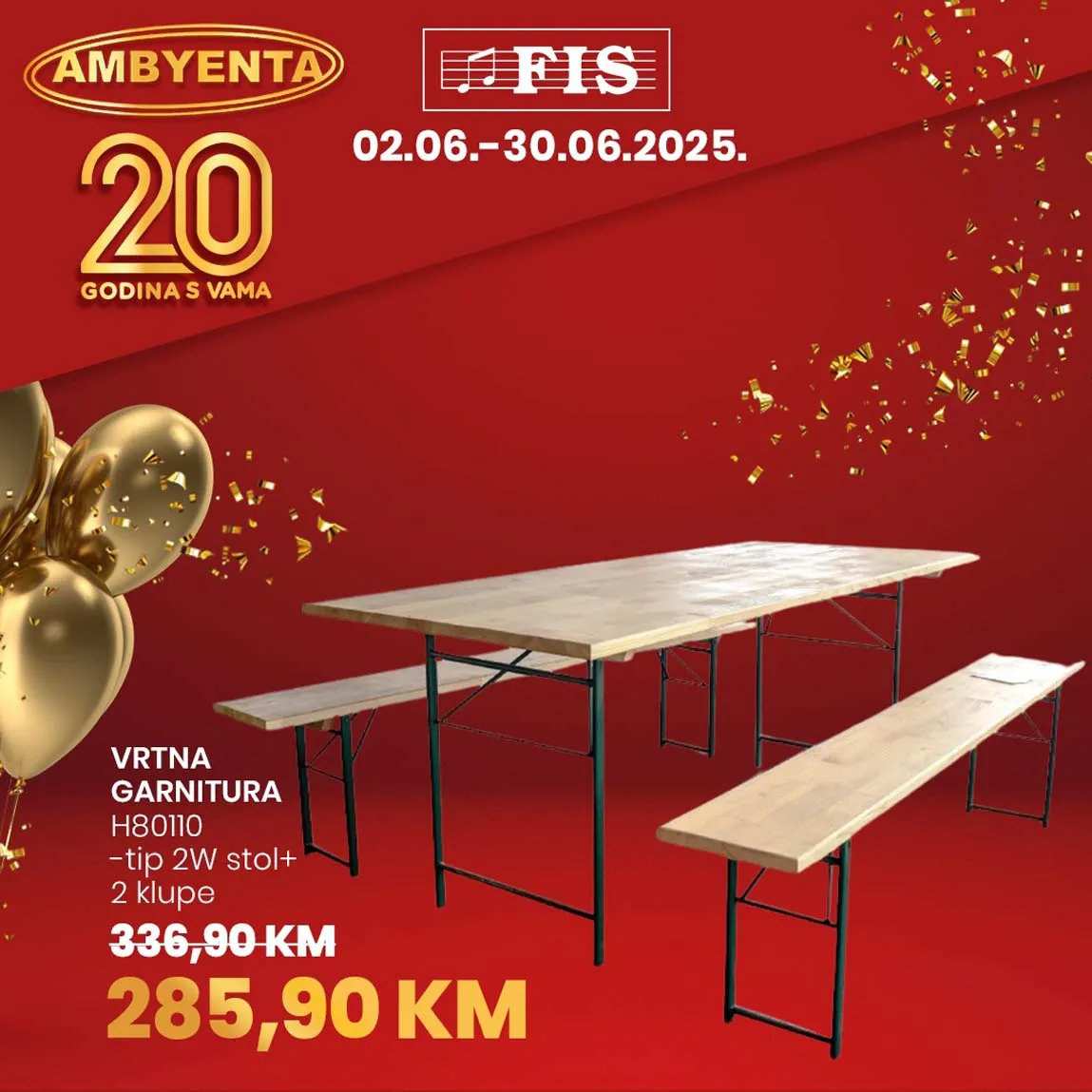 FIS - AMBYENTA  Akcija sniženja do 30.06.2025