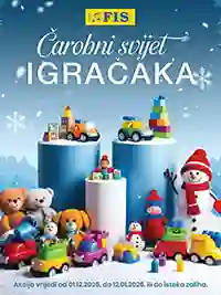 FIS Čarobni svijet igračaka – katalog sniženja do 12. januara 2026