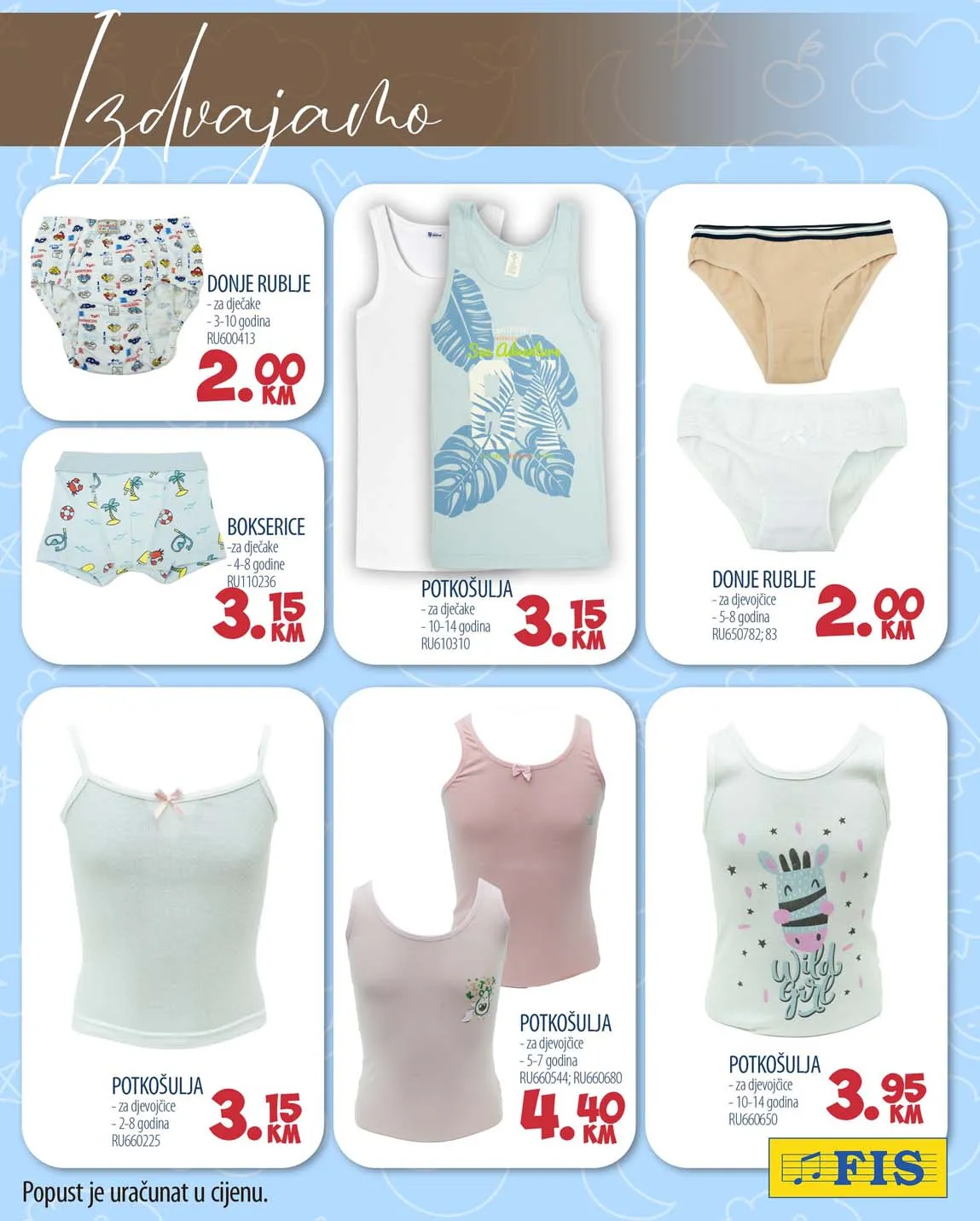 FIS VITEZ kataloška ponuda