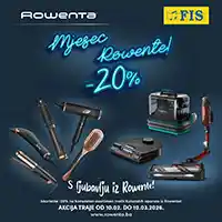 FIS akcija – Mjesec Rowente 20% sniženja do kraja februara 2026