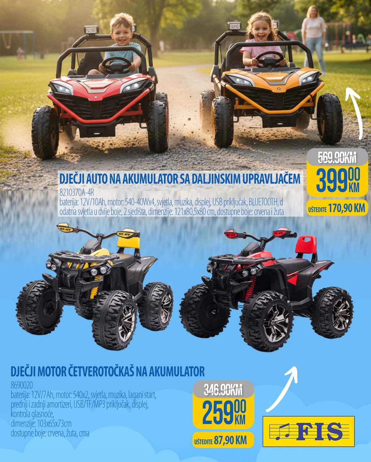 FIS akcija dječje igračke katalog strana 4 sniženja do 08.03.2026
