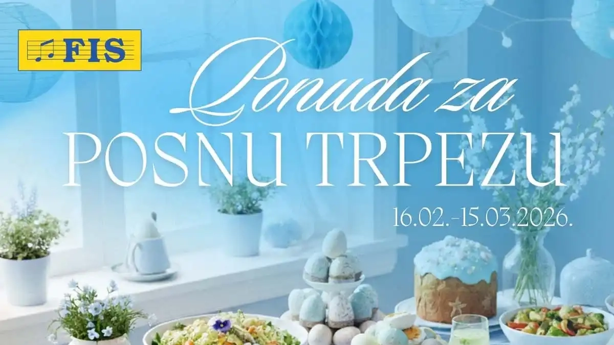 FIS akcija ponuda za posnu trpezu katalog sniženja posni proizvodi do 15. marta 2026.