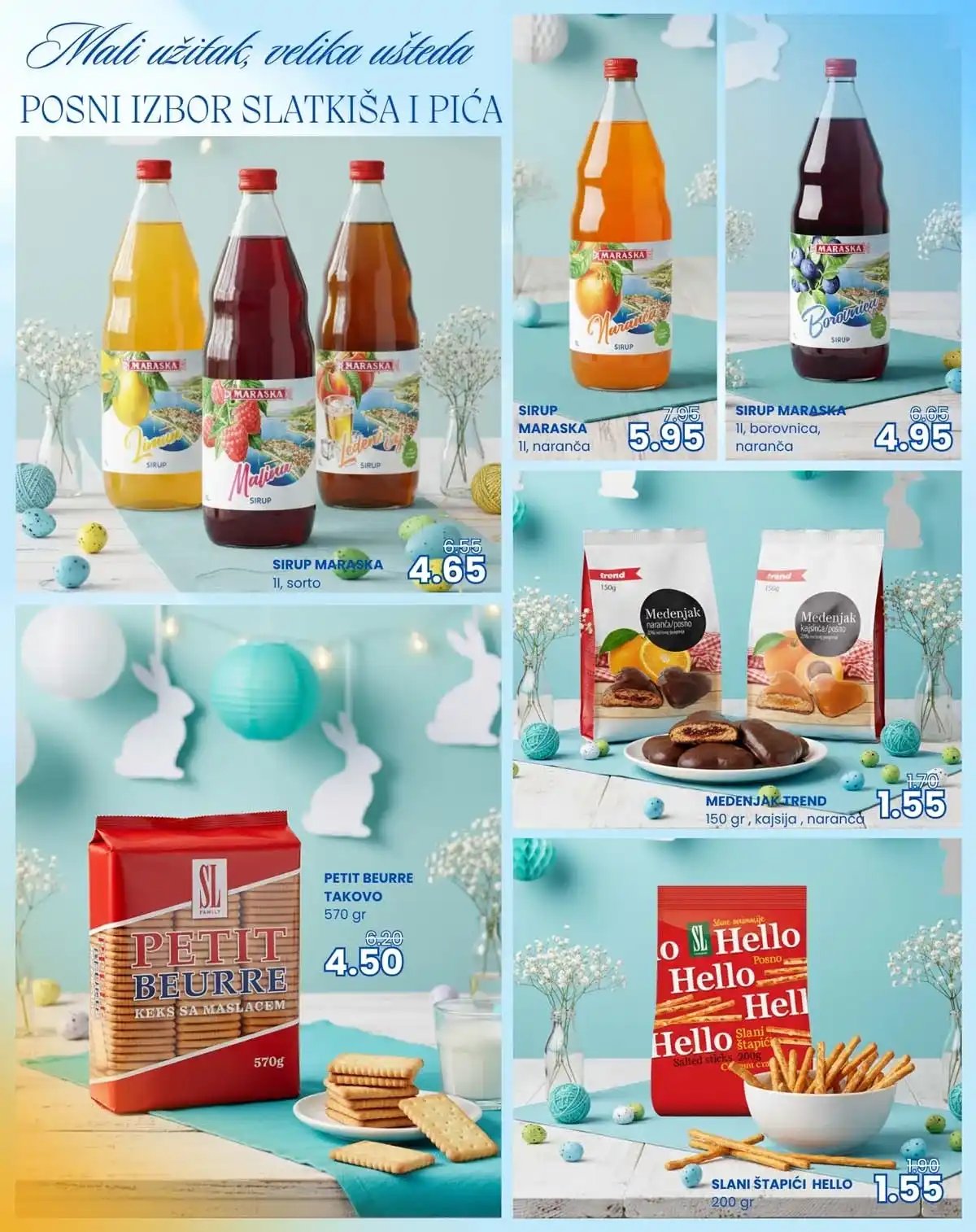 FIS katalog ponuda za posnu trpezu strana 5 akcija na posne proizvode do 15. marta 2026.