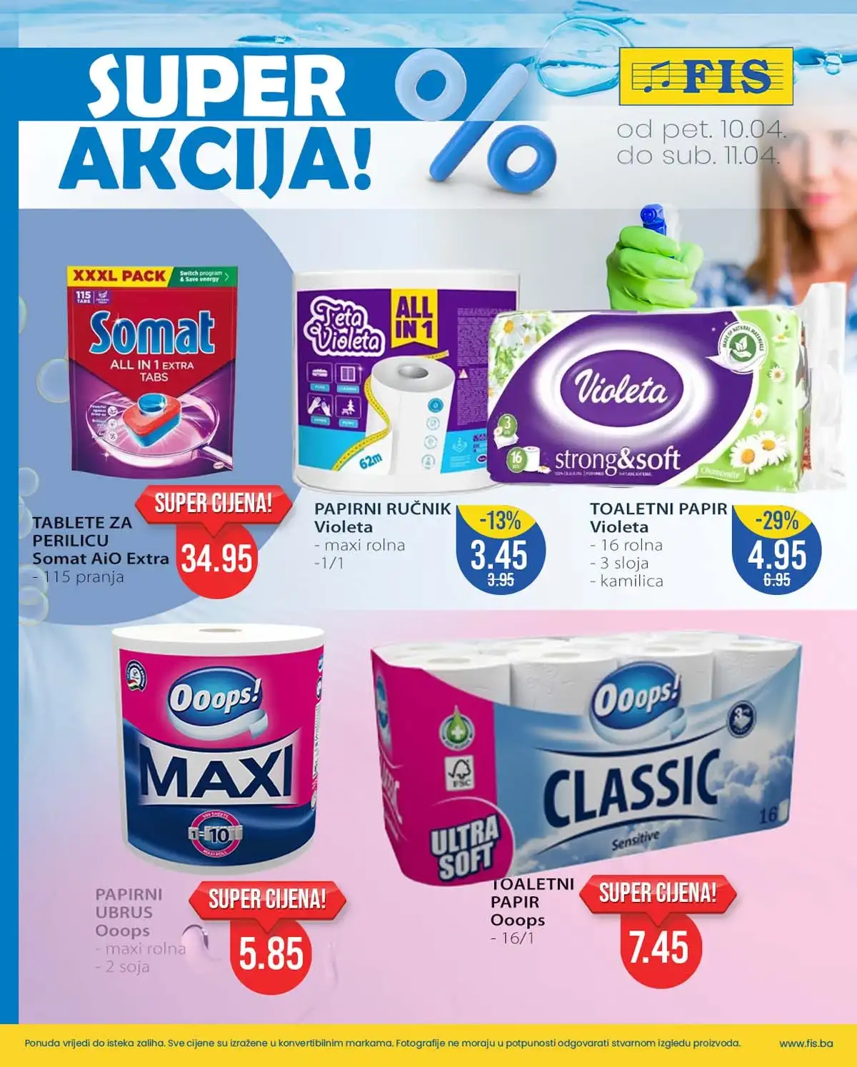 FIS vikend akcija katalog prehrana i kućni proizvodi na sniženju april 2026 strana 7