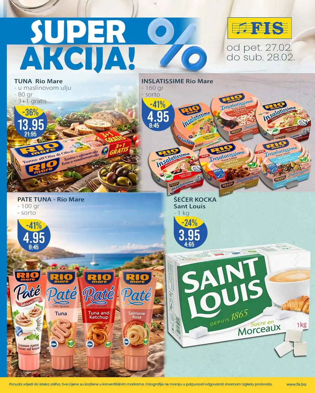 FIS akcija sniženja prehrane FIS akcija prehrane sniženja