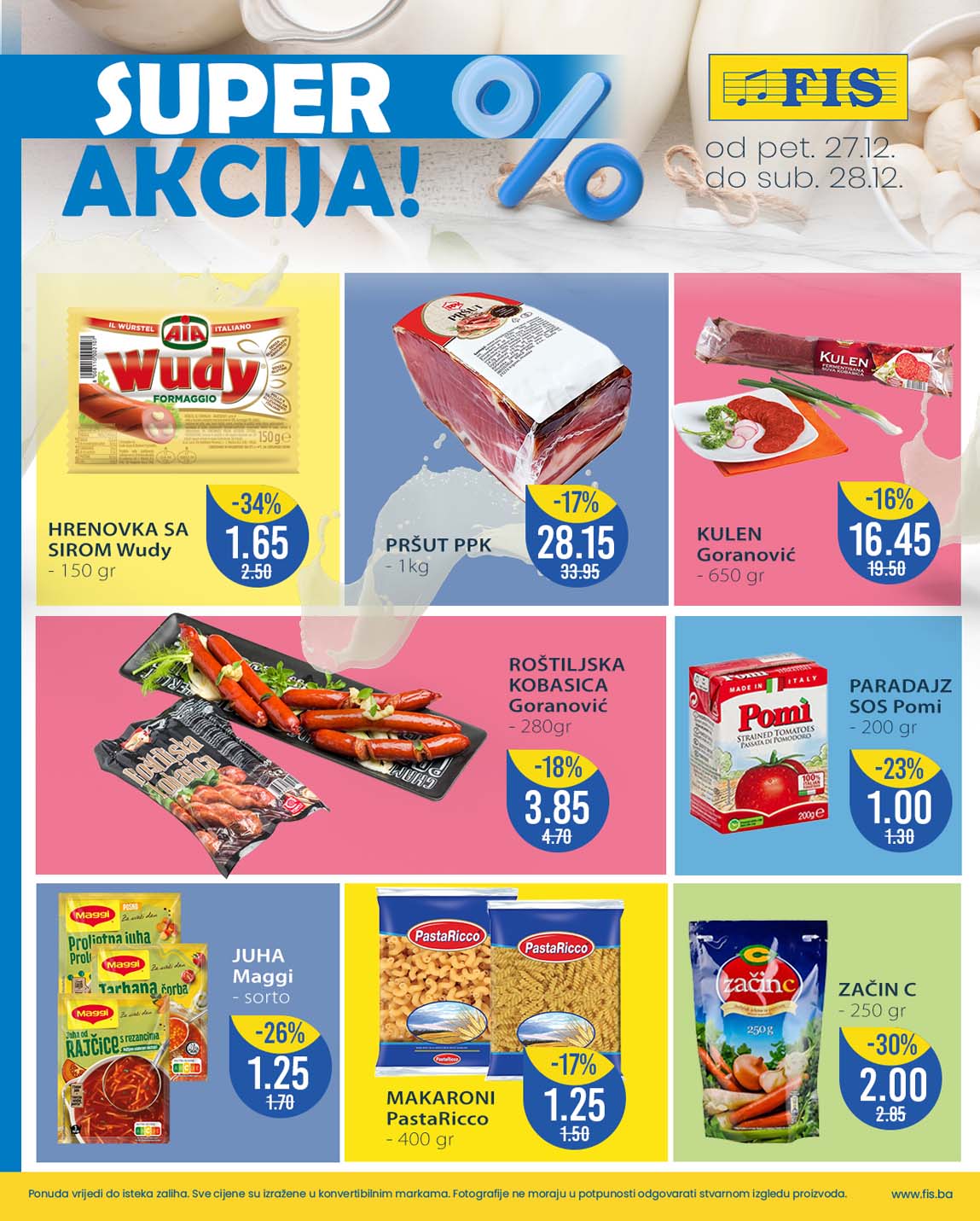 Fis vikend akcija snizenja