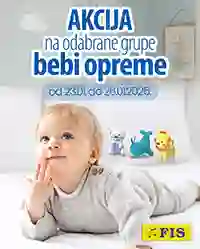 FIS akcija – Sniženja na odabrane grupe bebi opreme do 26.01.2026