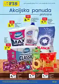 FIS Katalog akcija sniženja prehrane do 14. decembra 2025.