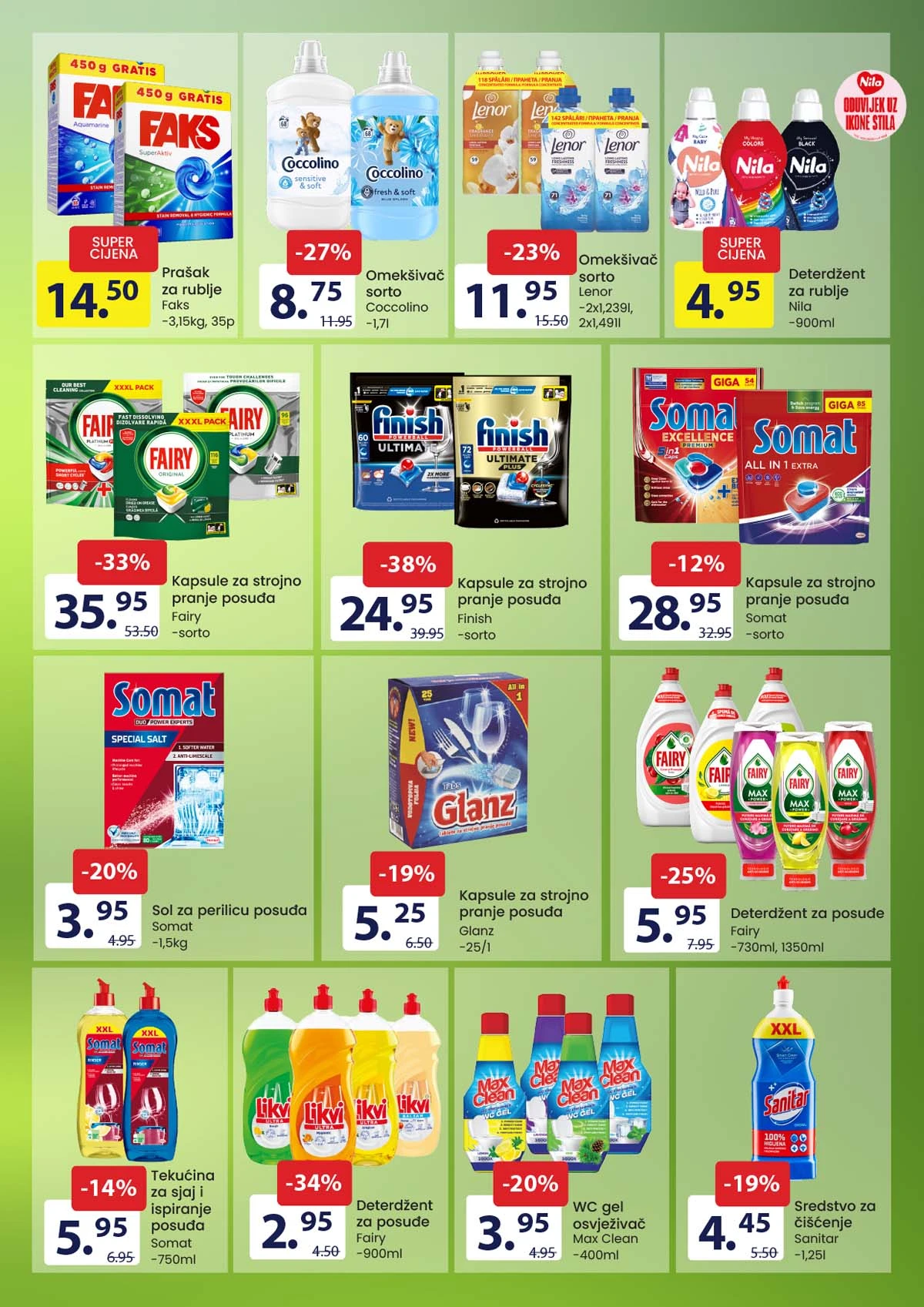 FIS katalog akcija – proizvodi za dom i higijenu na sniženju