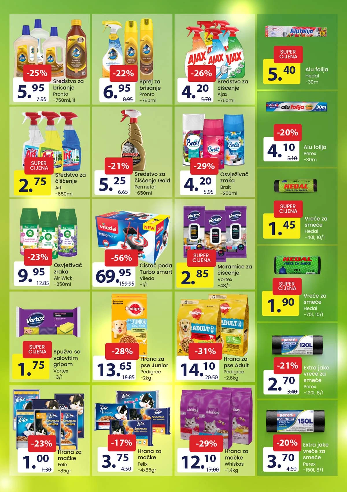 FIS katalog sniženja – proizvodi za svakodnevnu kupovinu na akciji