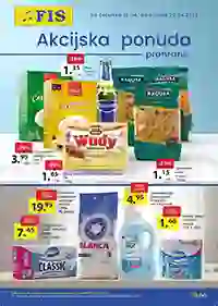 FIS snizenja do 42%: Ne propustite akciju prehrane i hemije do 29.04.2026