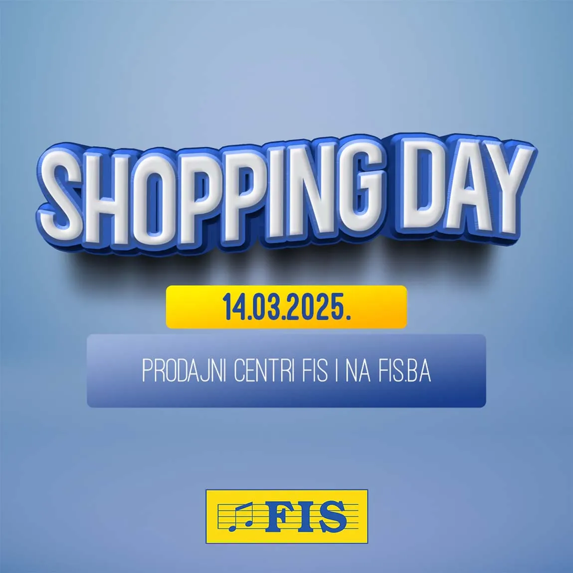 FIS akcija Shopping day sniženja za 14.03.2025