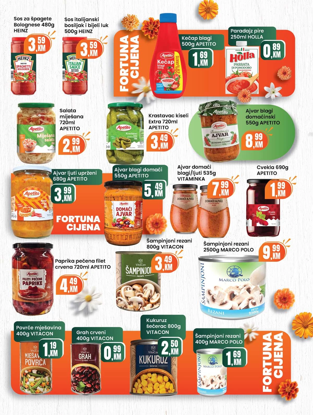 Fortuna market akcija