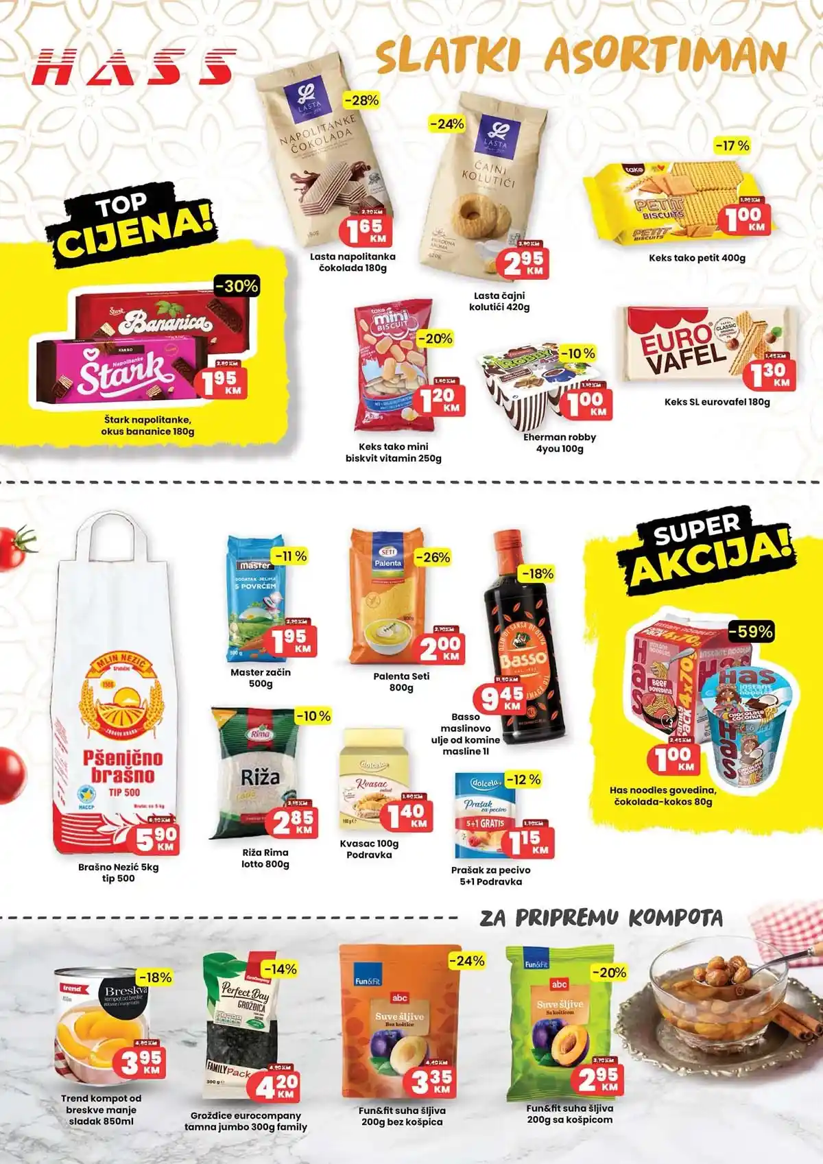 Hass Komerc akcija U susret Ramazanu katalog sniženja prehrane i kućnih proizvoda do 20. marta 2026