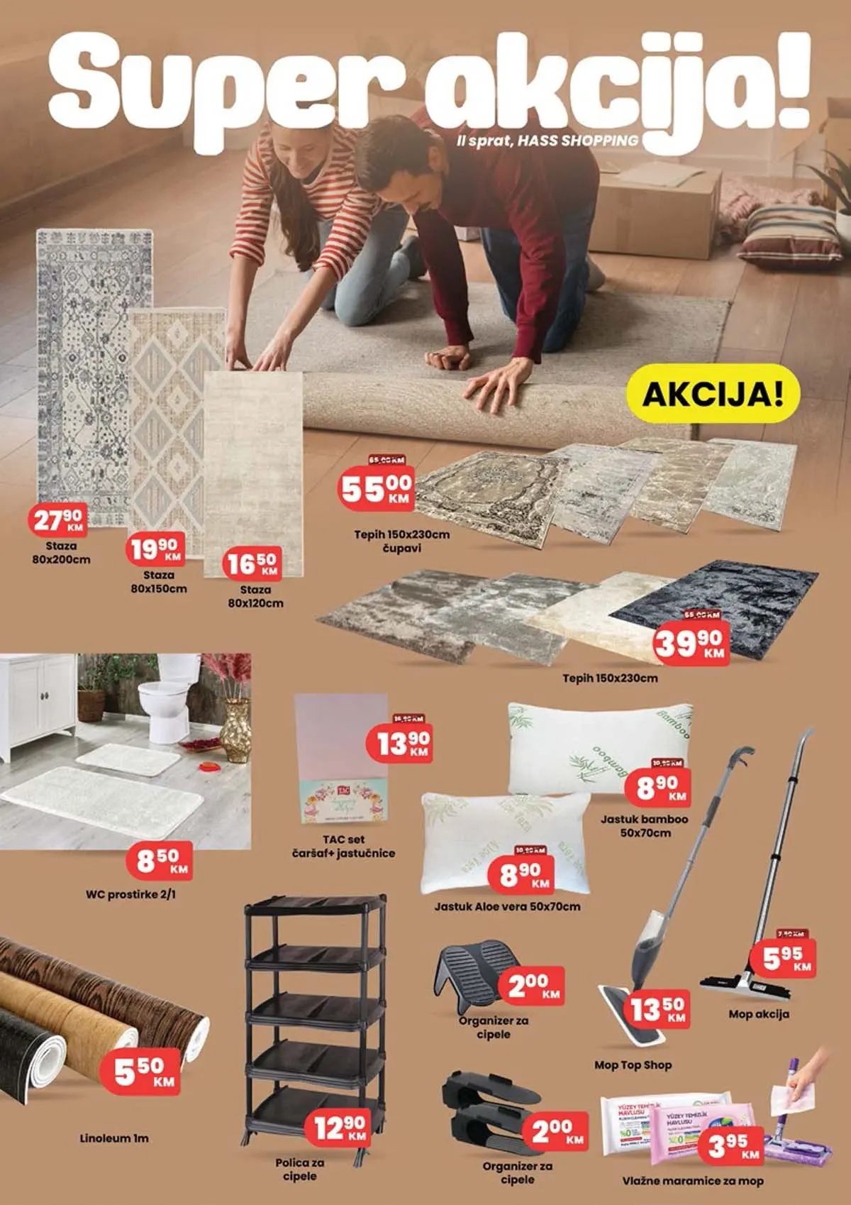 Hass Komerc akcija do 15.04.2026 katalog sniženja prehrane i kućnih proizvoda