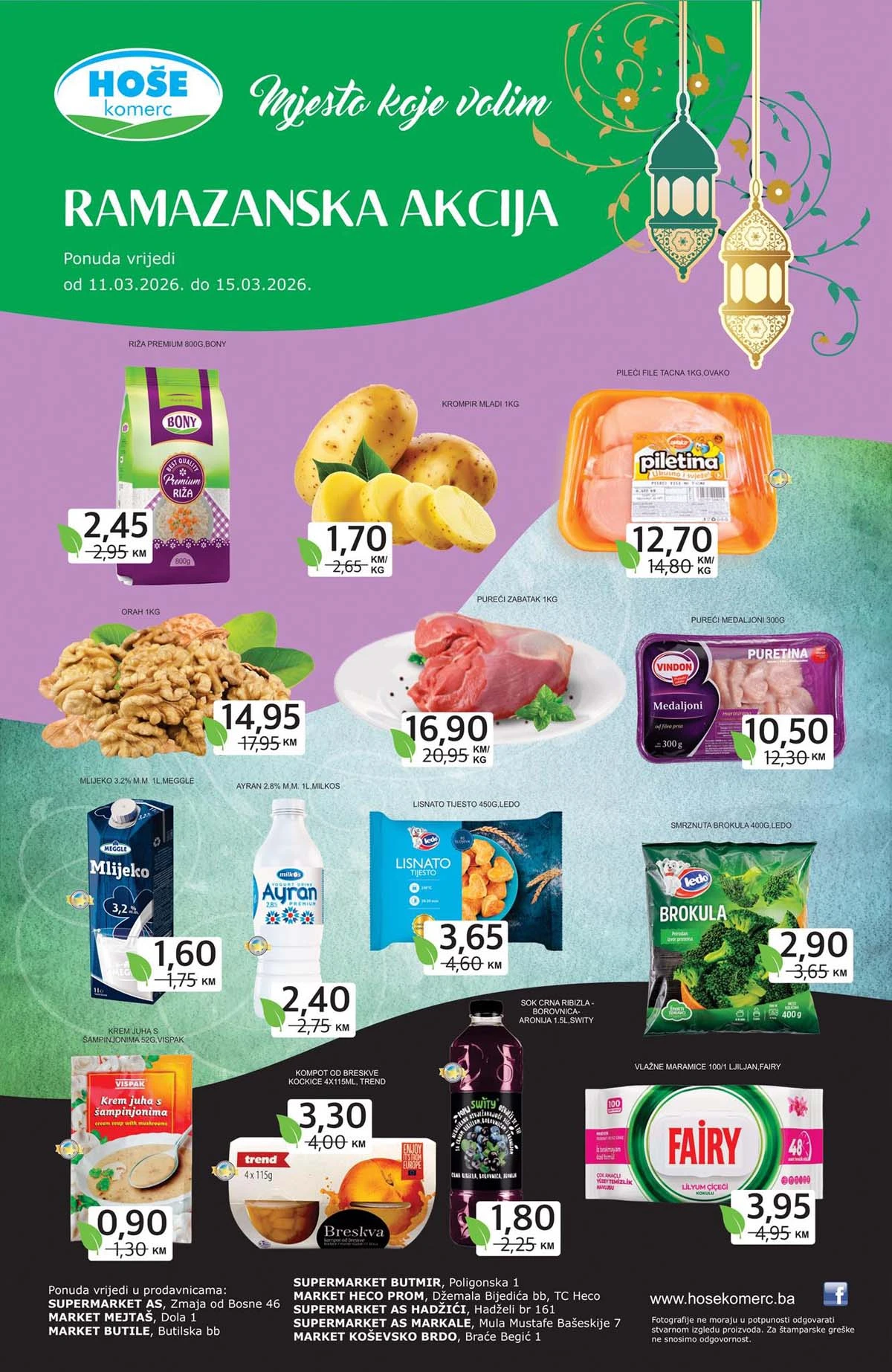 Hoše Komerc Bajramska akcija – katalog sniženja do 15.03.2026