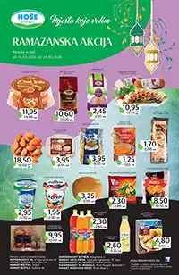 Hoše Komerc Ramazanska akcija – sniženja do 24. februara 2026.