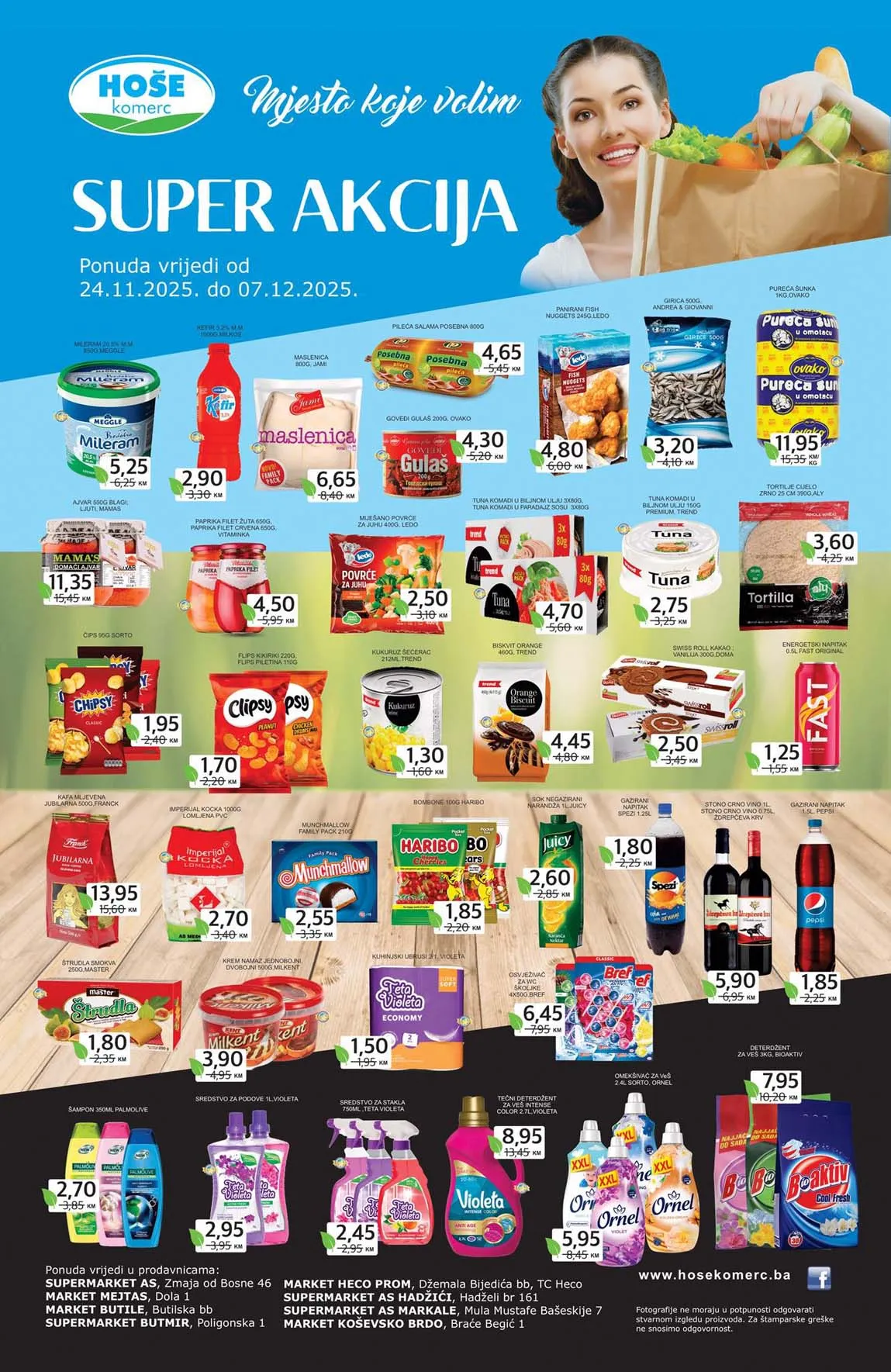 Hoše komerc cijena sedmice