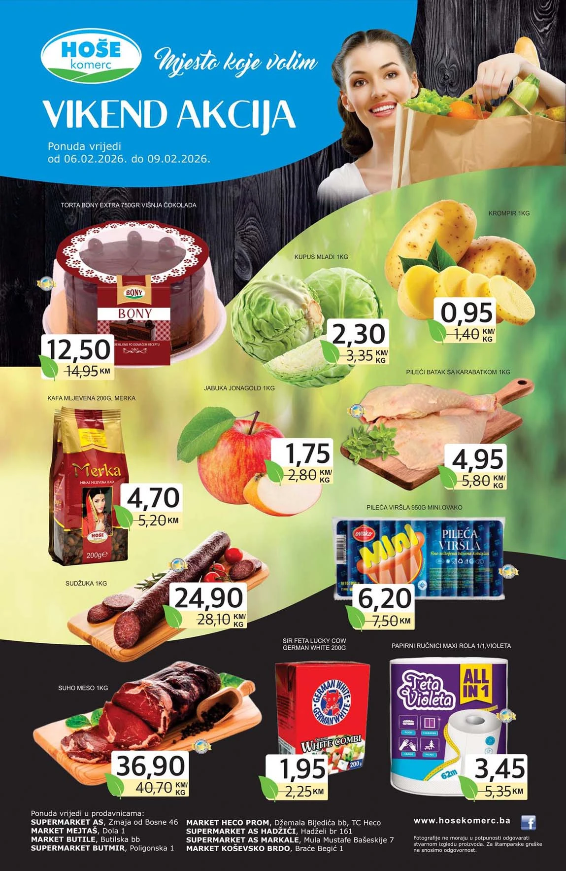 Hoše Komerc vikend akcija katalog strana 1