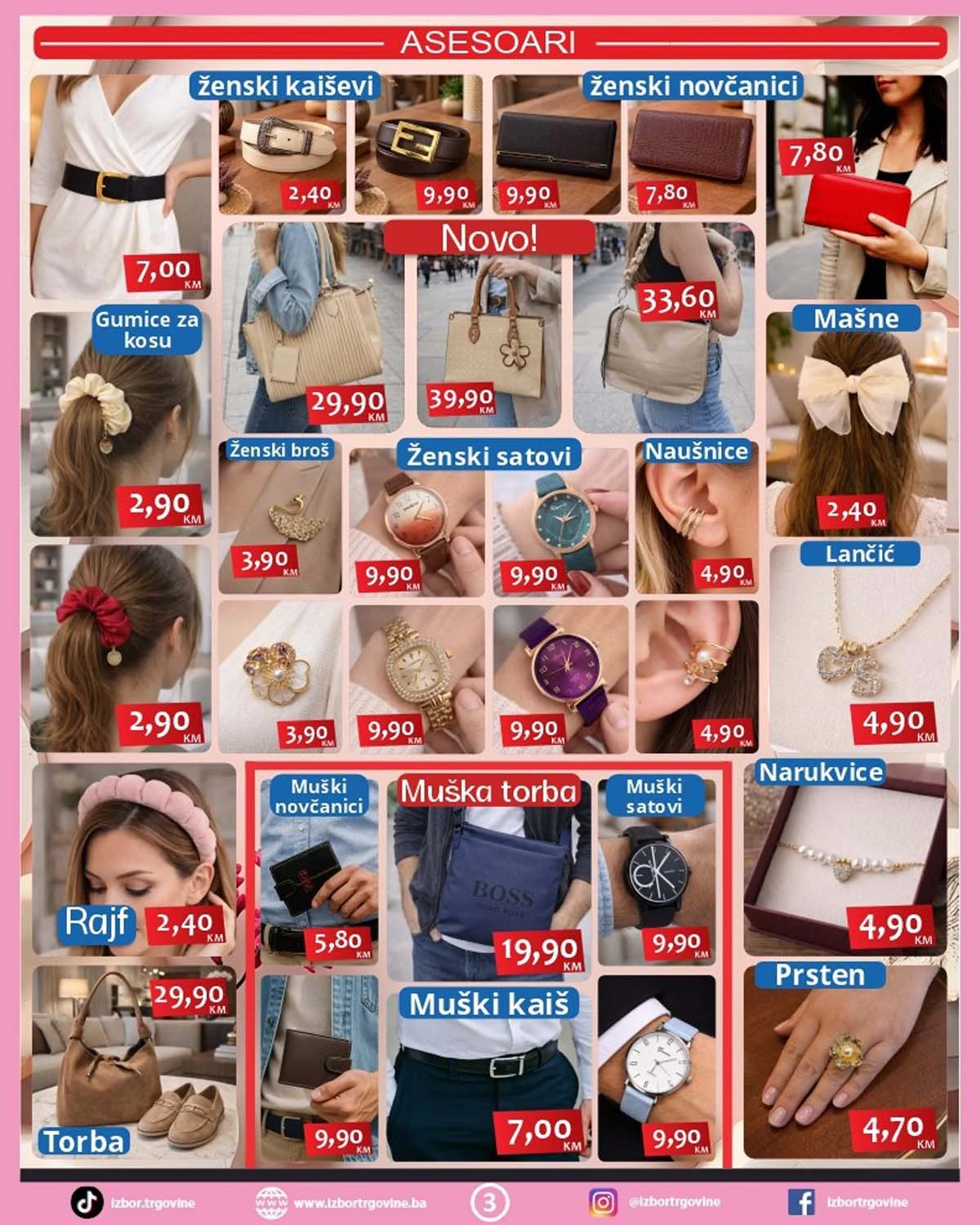 Izbor Trgovine akcija – kućni proizvodi i garderoba na sniženju do 27. marta 2026 (strana 3)