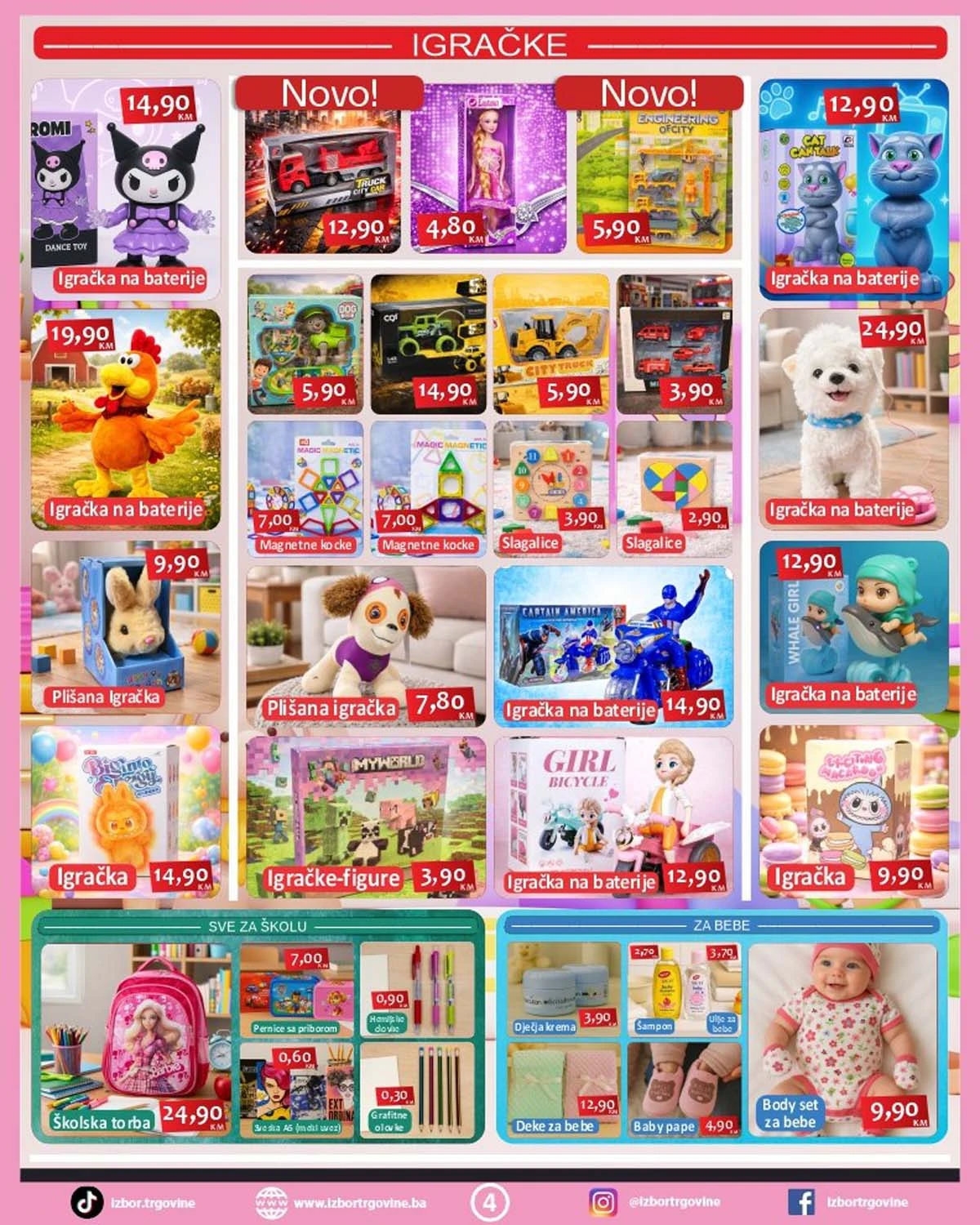 Izbor Trgovine akcija – kućni proizvodi i garderoba na sniženju do 27. marta 2026 (strana 4)