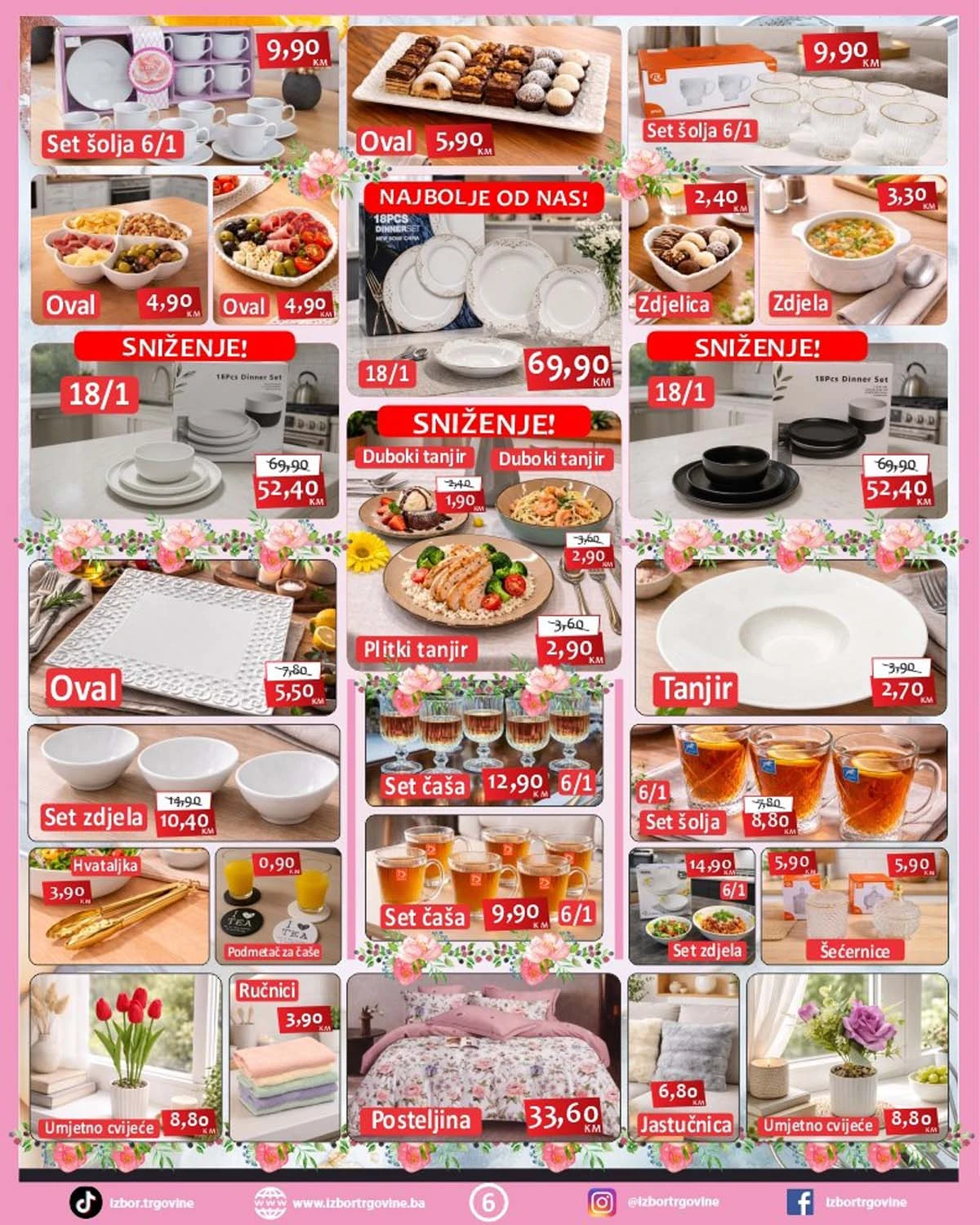 Izbor Trgovine akcija – kućni proizvodi i garderoba na sniženju do 27. marta 2026 (strana 6)