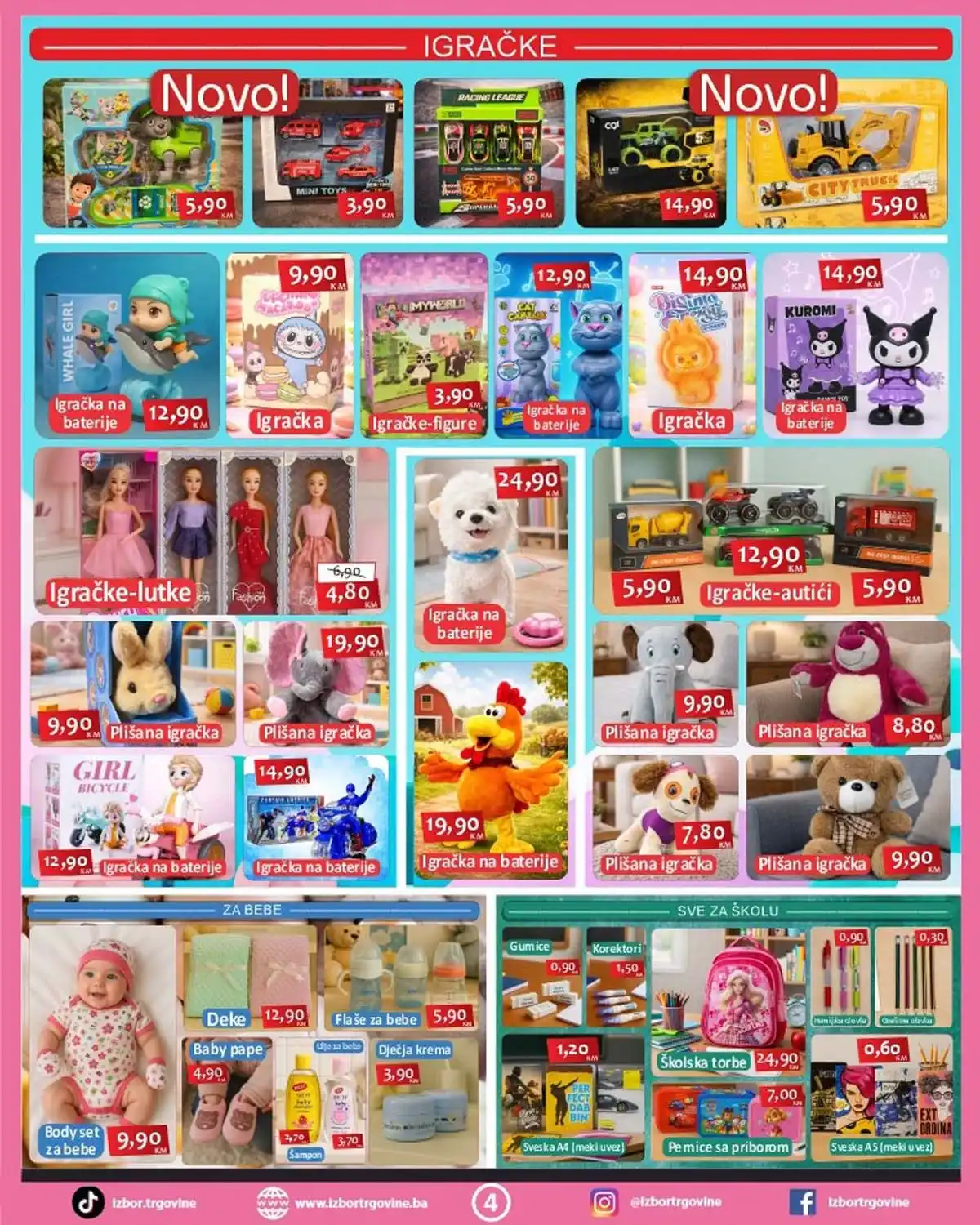 Izbor Trgovine akcija – kućni proizvodi i garderoba na sniženju do 6. marta 2026 (strana 4)