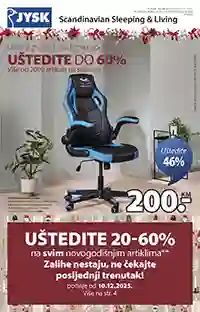 JYSK akcija – Izvrsna ponuda za Novu godinu! Sniženja do 60 sniženja do 23. decembra 2025.