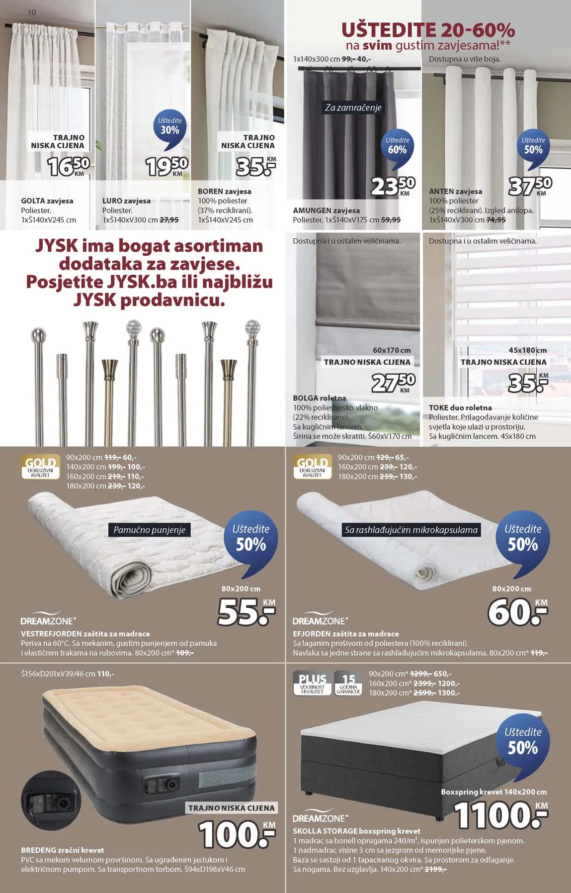 Jysk akcija Sniženja Jysk kataloška akcija