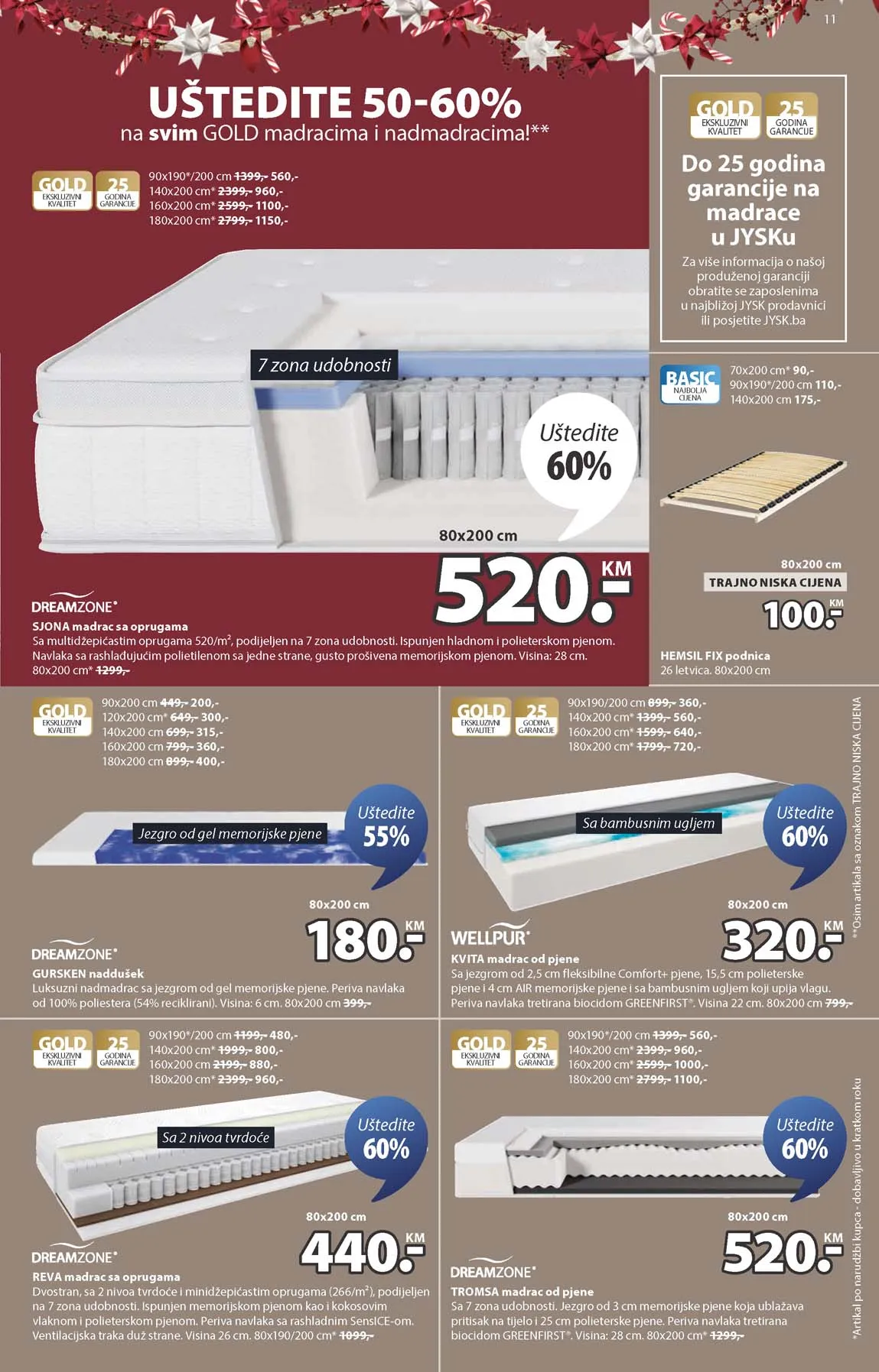 Jysk akcija Sniženja Jysk kataloška akcija