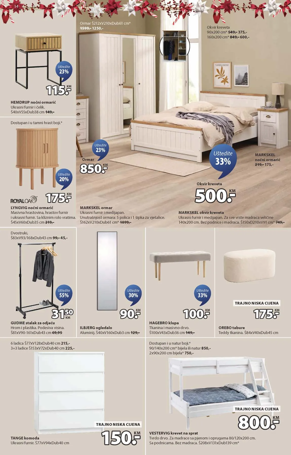 Jysk akcija Sniženja Jysk kataloška akcija