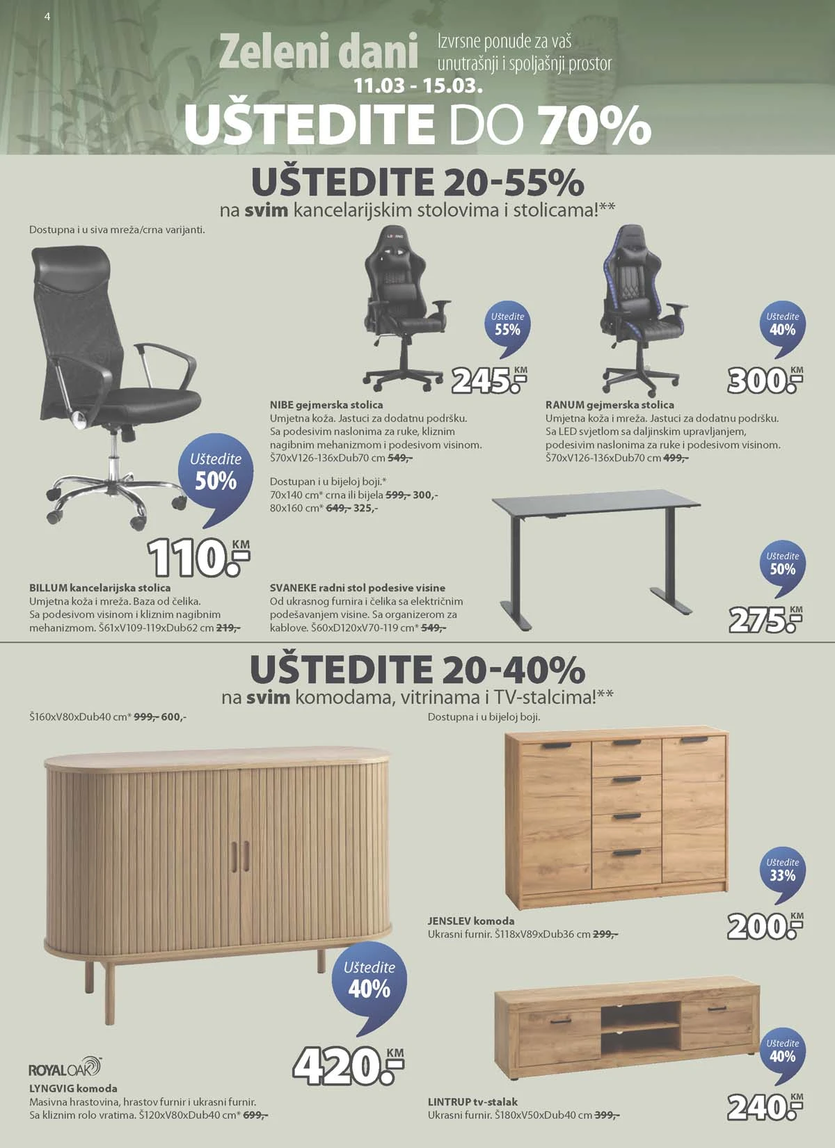 JYSK akcija katalog sniženja namještaja do 24.03.2026 strana 4