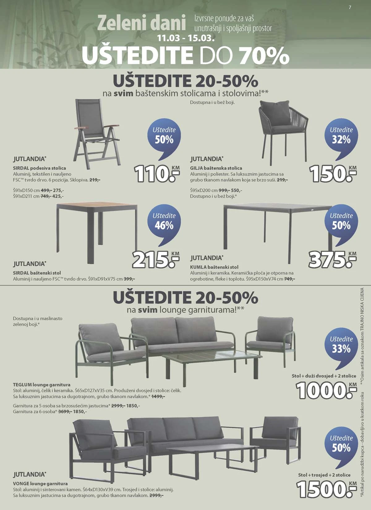 JYSK akcija katalog sniženja namještaja do 24.03.2026 strana 7