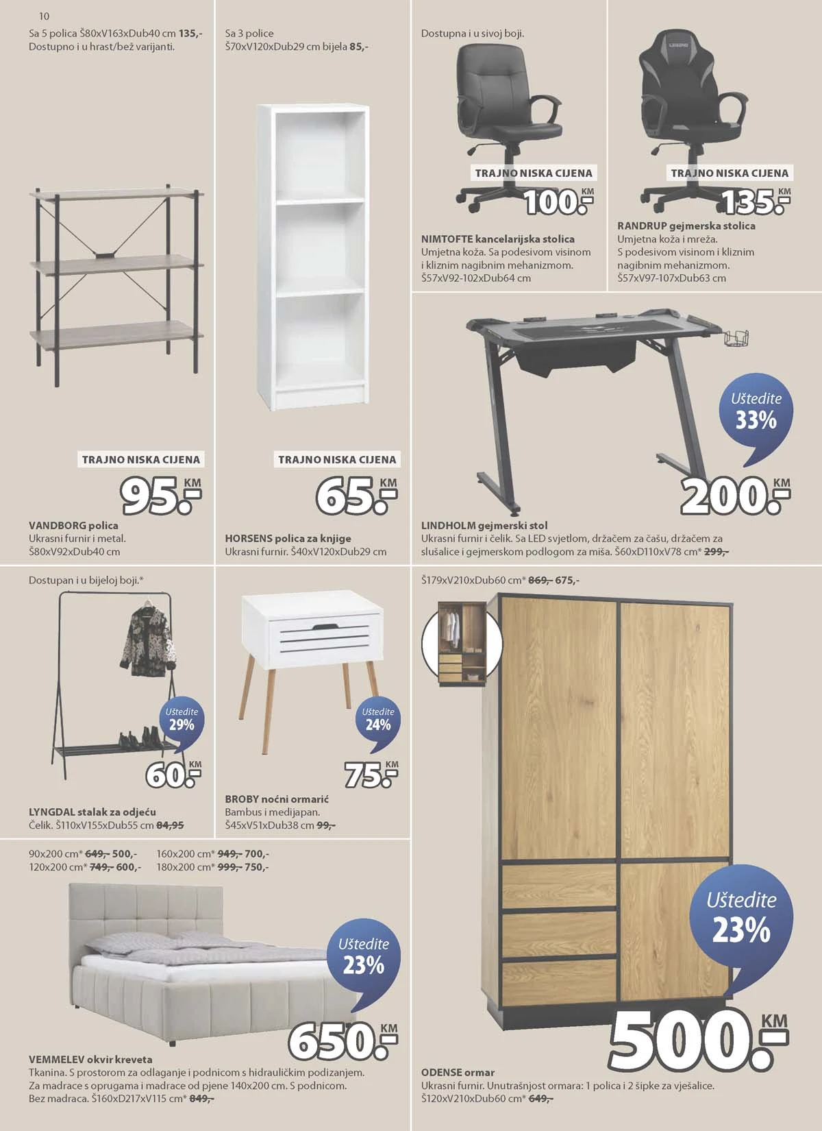 JYSK akcija katalog sniženja namještaja do 24.03.2026 strana 10