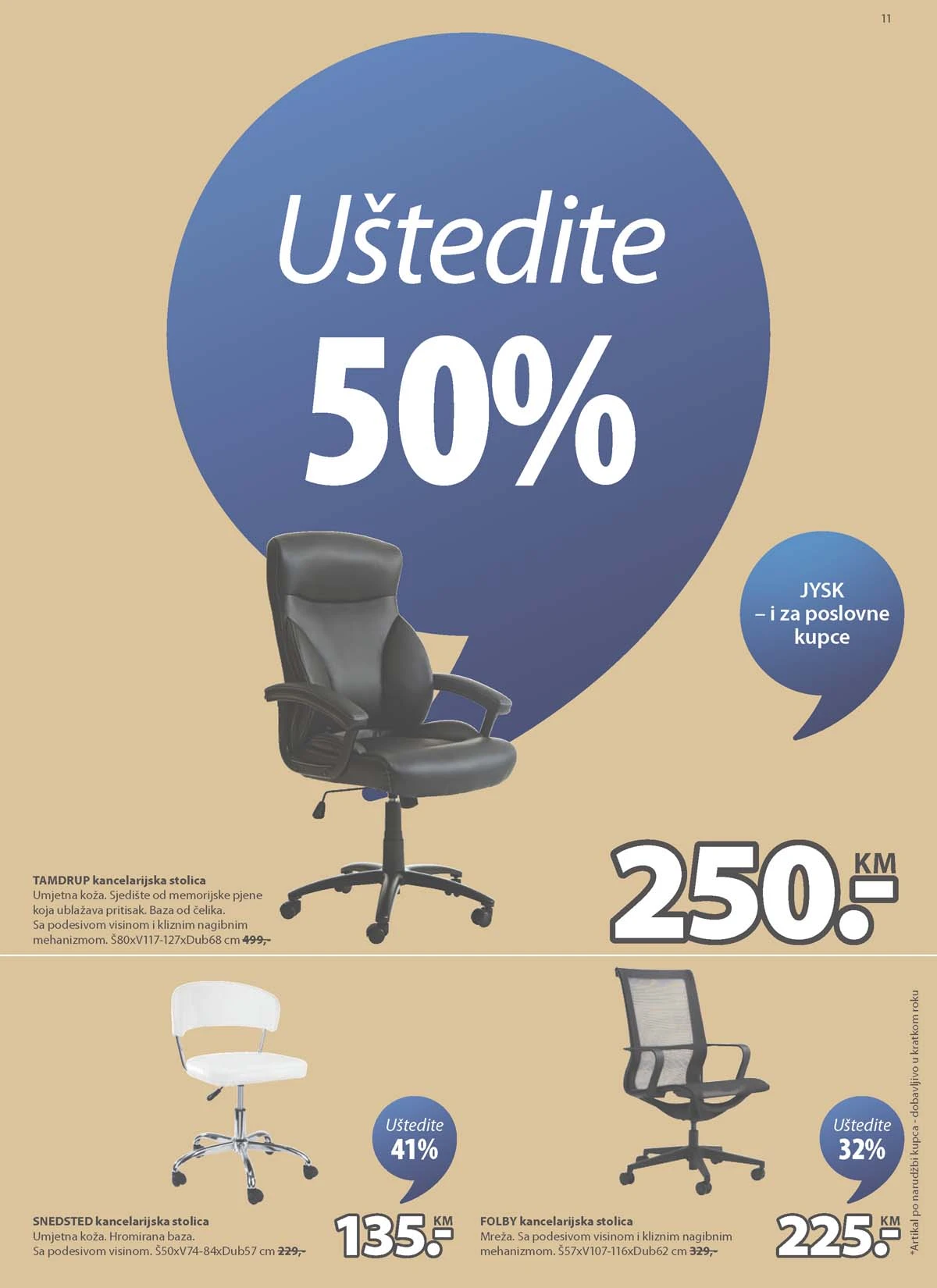 JYSK akcija katalog sniženja namještaja do 24.03.2026 strana 11