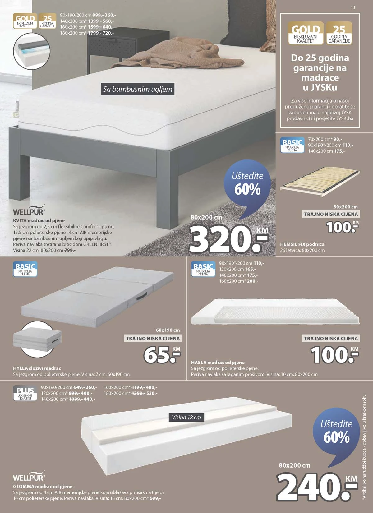 JYSK akcija katalog sniženja namještaja do 24.03.2026 strana 13