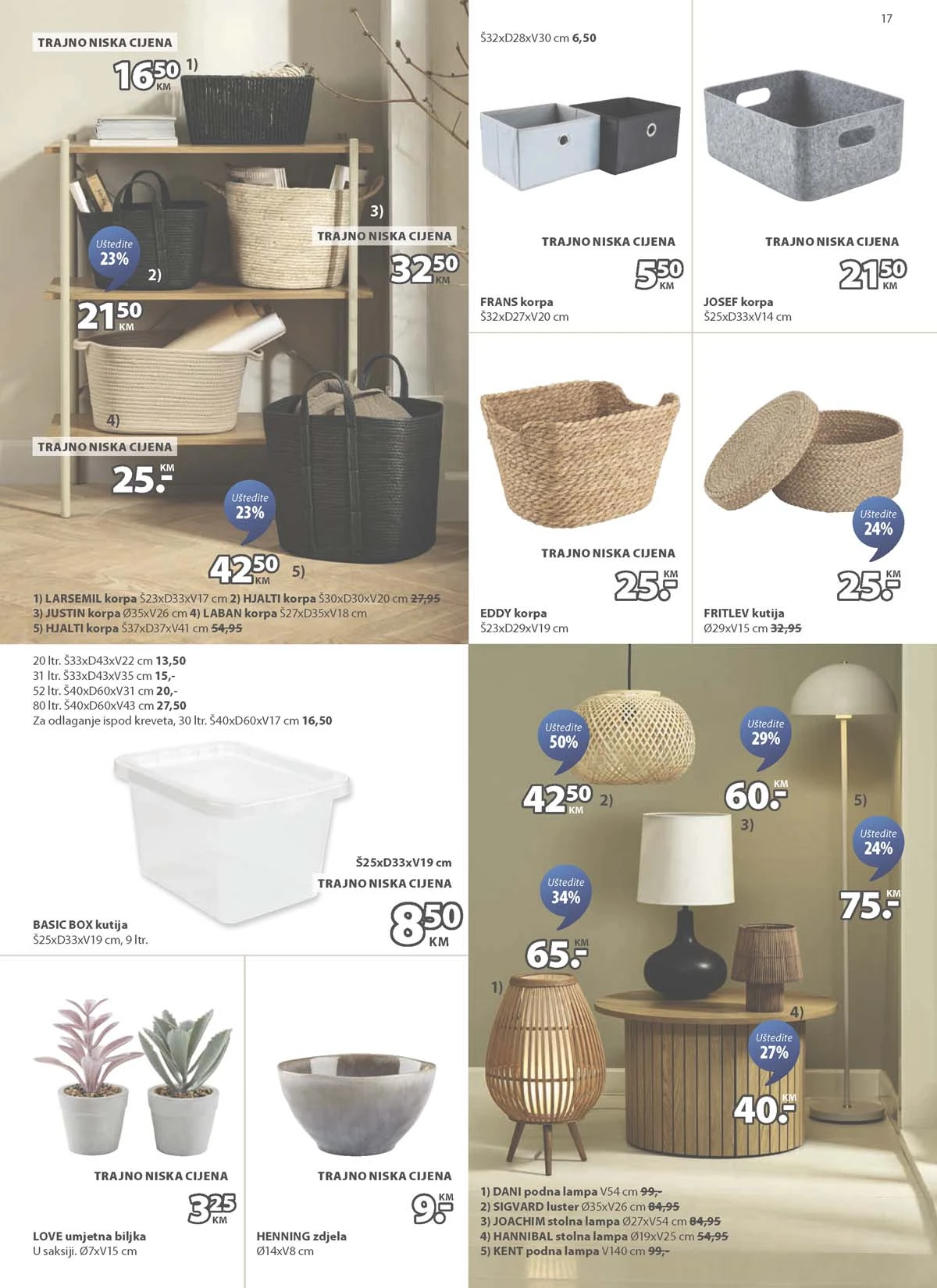 JYSK akcija katalog sniženja namještaja do 24.03.2026 strana 17