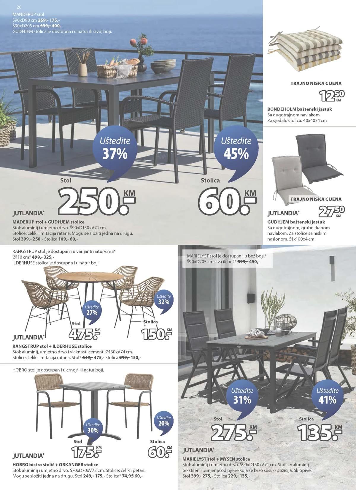 JYSK akcija katalog sniženja namještaja do 24.03.2026 strana 20