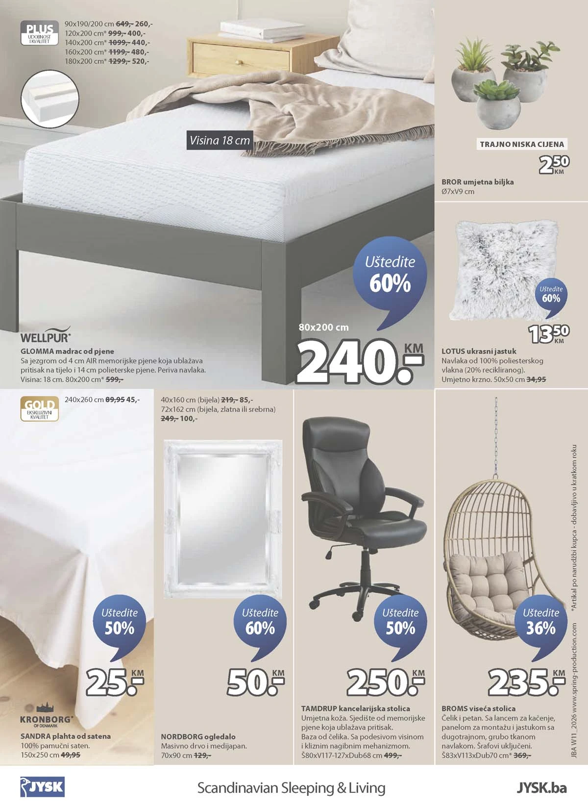 JYSK akcija katalog sniženja namještaja do 24.03.2026 strana 24