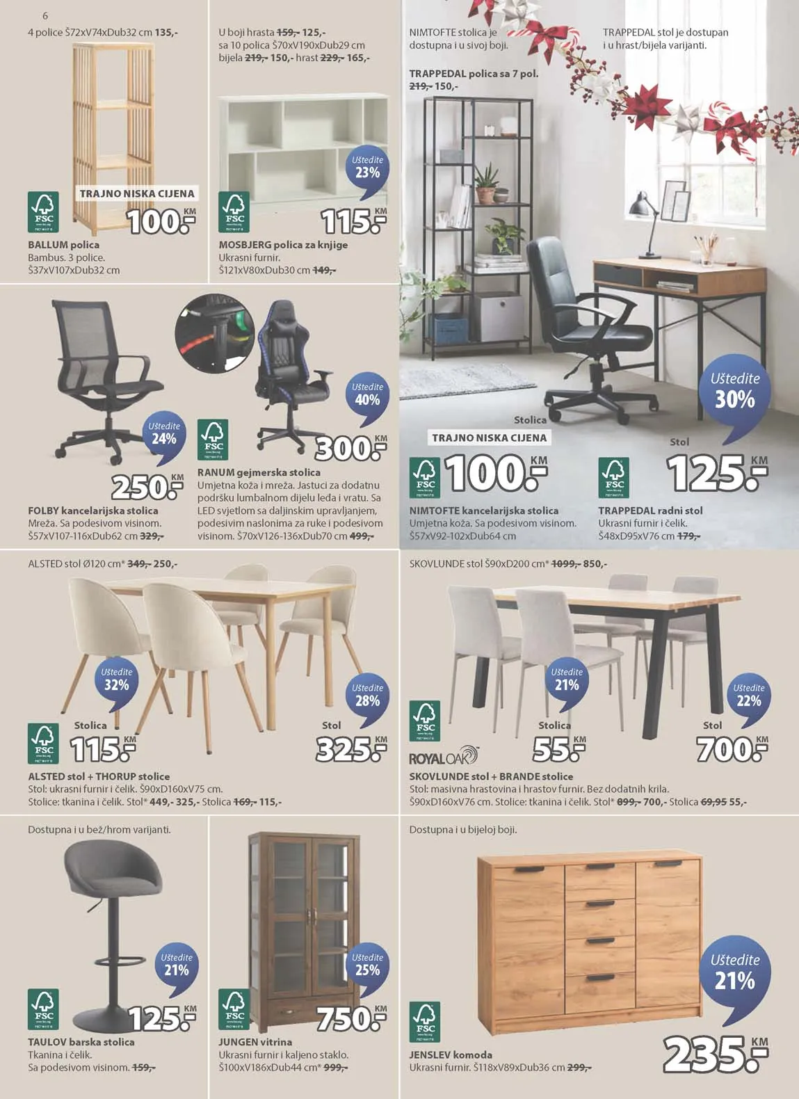 Jysk akcija Sniženja Jysk kataloška akcija