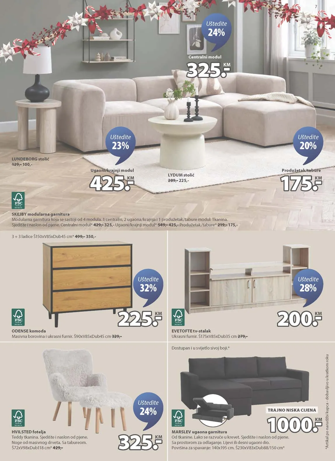 Jysk akcija Sniženja Jysk kataloška akcija