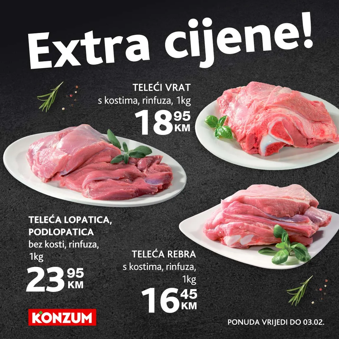 Konzum akcija mesa