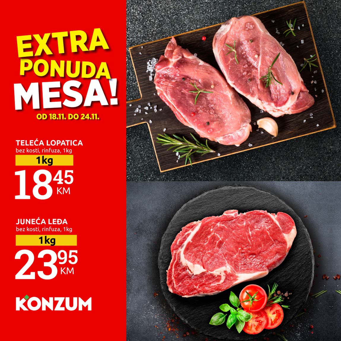 konzum sniženja na kasama